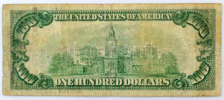 Amerikai Egyesült Államok 1929-1932. (1928) 100$ "Gold Certificate" sárga pecsét "A 0...
