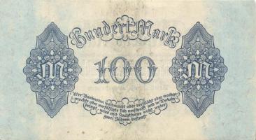 Német Birodalom / Weimari Köztársaság 1922. 100M T:I-