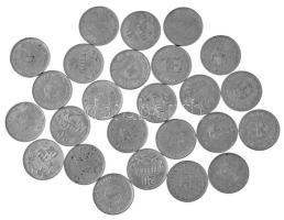 1916. 20f ezüstözött Fe (20x) + 1918. 20f ezüstözött Fe (5x) T:AU-F