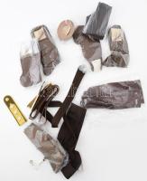 12 db Magyar Néphadsereg katonai ing. némelyik bontatlan, hozzá új zoknik, bőr kesztyű, öv, vállap m...