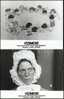 cca 1978 ,,Vízimese" című lengyel - angol ifjúsági film jelenetei és szereplői, 7 db vintage produkciós filmfotó (vitrinfotó, lobbyfotó) ezüst zselatinos fotópapíron, a használatból eredő (esetleges) kisebb hibákkal, 18x24 cm