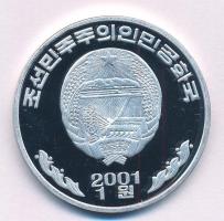 Észak-Korea 2001. 1W Al "2000. évi Olimpiai Játékok - Kézilabda" T:AU (PP) karc North Kore...