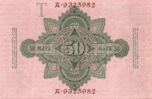 Német Birodalom / Császárság 1910. 50M (2x) egymás utáni sorszámokkal T:I-