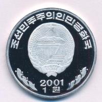 Észak-Korea 2001. 1W Al "2000. évi Olimpiai Játékok - Birkózás" T:PP North Korea 2001. 1 W...