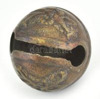 Réz kolomp, antik XIX. sz. d: 10 cm