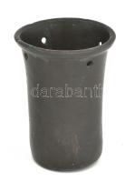 Olajmécses tartó. Bronz XVIII. sz. 13 cm