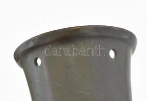 Olajmécses tartó. Bronz XVIII. sz. 13 cm