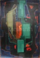 Freytag Zoltán (Gödreszentmárton, 1901 - Budapest, 1983): Continuo, 1966  olaj, vászon. Jelzett. Hátoldalán Freytag 66 Continuo, Kiállítva: Freytag Zoltán festőművész kiállítása, Budapest, Műcsarnok, 1977. szeptember 2.-25. 130 X 90 cm Minimális felületi sérüléssel. KIZÁRÓLAG SZEMÉLYES ÁTVÉTEL, NEM POSTÁZZUK! / ONLY PERSONAL COLLECTION AT OUR OFFICE!