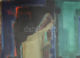 Freytag Zoltán (Gödreszentmárton, 1901 - Budapest, 1983): Continuo, 1966
 olaj, vászon. Jelzett. Há...