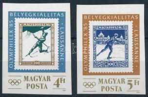 1985 Olymphilex bélyegkiállítás vágott sor (3.000)