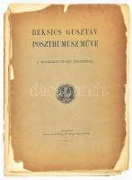 Beksics Gusztáv: A Szabadelvüpárt története. - - poszthumusz műve. Bp., 1907, Rákosi Jenő, 112 p. Kiadói papírkötés, sérült, hiányos borítóval, szétesett állapotban.