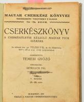 Temesi Győző: Cserkészkönyv. A cserkészéletre készülő magyar fiúk számára. Szerk: - -. Gróf Teleki Pál dr. tb. főcserkész előszavával és Witz Béla orsz. elnök bevezetőjével. Főmunkatárs: Sztrilich Pál. Bp., 1929., Magyar Cserkészszövetség. V. kiadás. Átkötött kartonált papírkötés, kissé foltos lapokkal.
