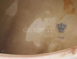 Lippelsdorf pásztor legény kutyával. nagy méretű porcelán szobor, figura. Kézzel festett, jelzett, k...