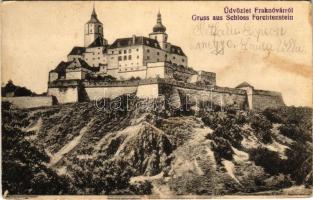 1929 Fraknó, Forchtenstein; vár / Schloss. Verlag Buchdruckerel Schön / castle (EB)