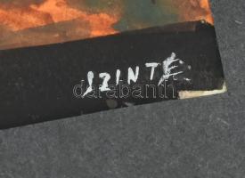 Szinte Gábor (1928-2012): 5 db díszletterv, feltehetően 1960-as évek. Akvarell, ceruza, papír. Minde...