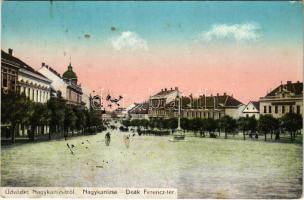 1912 Nagykanizsa, Deák Ferenc tér. Kiadja Hirschler tőzsde (fl)