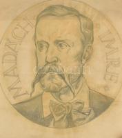 Varga Mátyás (1910-2002): Az 1965-ben lebontott Nemzeti Színház I. em. cukrászda fríz emblémái, 7 db...