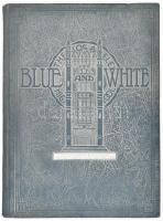 1926 Blue and White. Winter 1926. A Record of the High School Term September-February 1925-1926. Published by the Senior A Class of the Los Angeles High School, Los Angeles, California. / Amerikai középiskola emlékkönyve, benne aláírásokkal. Fekete-fehér képekkel illusztrálva, angol nyelven. Kiadói egészvászon-kötés, nagyrészt jó állapotban.