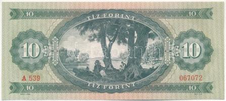 1960. 10Ft "A 539 067072" T:UNC /
Hungary 1960. 10 Forint "A 539 067072" C:UNC ...