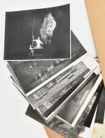 cca 1950-84 Varga Mátyás (1910-2002): díszlettervek és azokhoz felhasznált fotók gyűjteménye, össz k...