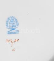 Herend Apponyi purpur mintás kávés készlet. Jelzett, kézzel festett, hibátlan, teljes