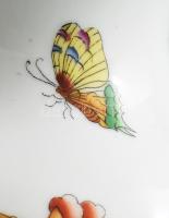 Herend Viktória mintás váza. Kézzel festett, jelzett, hibátlan 17 cm