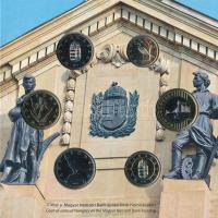 2021. 5Ft-200Ft (6xklf) forgalmi sor "A magyar címer története" dísztokban T:BU