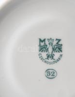 MZ csehszlovákia kávés készlet. Jelzett, matricás, egy fedélen pattanás, teljes