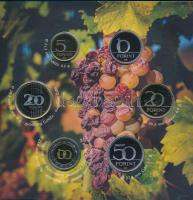 2019. 5Ft-200Ft (6xklf) "Tokaji borvidék" forgalmi sor szettben + "Tokaj borvidék&quo...