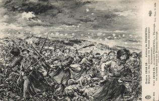 Military WWI Battle around Przemysl artist signed