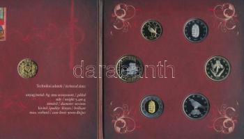 2014. 5Ft-200Ft (6xklf) forgalmi sor szettben + 2014. "Mária aranyforint" aranyozott Ag, j...