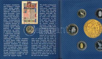 2013. 5Ft-200Ft (6xklf) forgalmi sor szettben + 2013. "I. Lajos aranyforintja" aranyozott ...