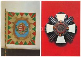 Budapesti Hadtörténeti Múzeum 12 db modern képeslap