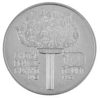 1986. 500Ft Ag "XV. Téli Olimpia - Calgary 1988" jelzett próbaveret kapszulában. Csak 50 d...