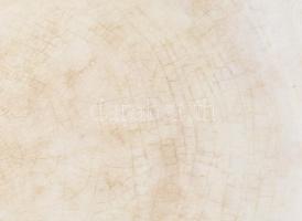 S.S. Belle of Dunkerque angol gőzhajóról származó fajansz tálaló tál. A hajó emblémájával. Máz alatt...