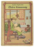 Szabóné Nogáll Janka: Elvira kisasszony és más elbeszélések fiatal leányok számára. Bp., é.n. (cca 1905-1910), Magyar Kereskedelmi Közlöny, 118+(10) p. Második kiadás. Oldalszámozáson belül egészoldalas illusztrációkkal. Kiadói egészvászon-kötés, a borítón némi kopással, néhány kis folttal, belül nagyrészt jó állapotban.