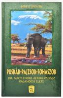 Beretz Katalin: Puskák - pajzsok - fohászok. Dr. Nagy Endre Afrika-vadász kalandos élete. Zeusz vadászkönyvek. Bp., 2001, Zeusz. Fekete-fehér fotókkal illusztrálva. Kiadói kartonált papírkötés.