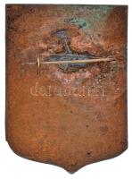 DN "I. István Gimnázium Kalocsa" zománcozott fém jelvény (42x31mm) T:XF