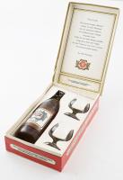 Sanssoucci Weinbrand likőr. 38%, bontatlan, 2 pohárral, díszdobozban.