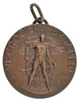Olaszország 1932. "VI. Budapesti Sétahajózás / Opera Balilla" bronz emlékérem mellszalag nélkül (32mm) T:AU,XF Italy 1932. "6th Cruise in Budapest / Opera Balilla" bronze commemorative medallion without ribbon. "VI CROCIERA BVDAPEST A X / OPERA BALILLA" (32mm) C:AUXF