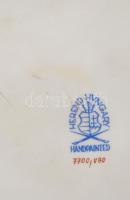 Herend Viktória mintás hamuzó, Jelzett, kopással, d: 15 cm