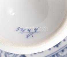 Antik masszív porcelánfajansz kávés csésze alátéttel. Matricás, jelzés nélkül, hibátlan