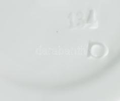 2 db antik kávéházi csésze alj. Matricás, jelzett, kopásokkal 11,14 cm