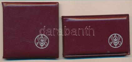 1983. 20f Al + 5Ft Ni + 10Ft Ni "FAO" sor, eredeti tokban, tanúsítvánnyal + 1983. 100Ft Cu...