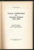 Baán Kálmán: Magyar családtörténeti és címertani irodalom 1561-1944. - - gyűjtését javította és kieg...