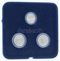 1917. 10f Ag utánveret (2,40g/0.999) + 1918. 50f Ag utánveret (3,45g/0.999) + 1917. 1K Ag utánveret ...