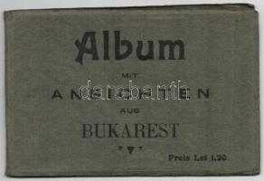 Bucharest, Bukarest, Bucuresti, Bucuresci; Depositul A.M. Horovitz - pre-1945 leporello postcard booklet with 9 postcards