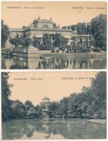 Warszawa, Varsovie, Warschau; Nakladem A. Chlebowski i S-ka - pre-1945 postcard booklet with 20 postcards, without front cover