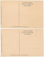 Warszawa, Varsovie, Warschau; Nakladem A. Chlebowski i S-ka - pre-1945 postcard booklet with 20 post...