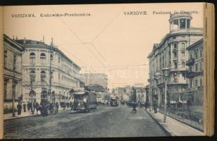 Warszawa, Varsovie, Warschau; Nakladem A. Chlebowski i S-ka - pre-1945 postcard booklet with 20 post...